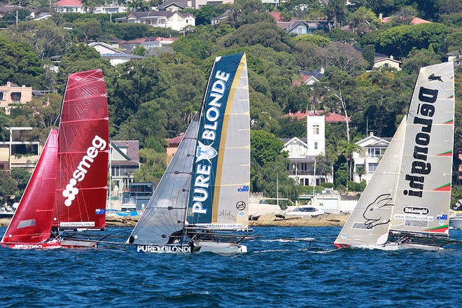 18ft Skiffs Queen of the Harbour © Frank Quealey /Australian 18 Footers League http://www.18footers.com.au